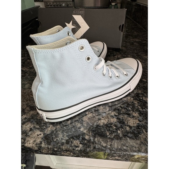 Converse CTAS  Hi Top Sneakers Blue Super Moon Size Men 6 Lady 8 Shoes. NWB - Picture 3 of 7
